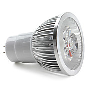GU5.3 3-LED 270LM 6000K Natural White Light Spot Bulb (85-265V)