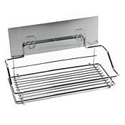 Magic Bathroom Storage Rack (Silver)