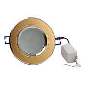 5W 8x5730 SMD 400LM 2800-3500K Warm White Light Golden Shell LED Ceiling Bulb (220V)