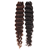 28 inch krullend europese remy haar weave extensions