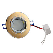 4.5W 5730 SMD 8-LED 400LM White Ceiling Spot Light Bulb Gold (Sanded, Half Frosted Glass Cover)