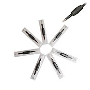 20 Pcs Black Disposable Tattoo Needles and Tubes Grip Supply 13M1