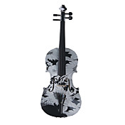 kinglos - (HB-1310) 4/4 черно-белых цветов дизайна твердых наряд скрипка ель