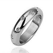 superbe cristal or 18k bague de mode point