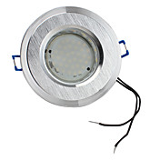 2w 3528 SMD 36-LED 240lm cálida mancha blanca del techo bombilla (cepillado, la mitad de la cubierta de vidrio esmerilado)