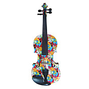 Kinglos - (KT-1405) Cartoon Dog Design Solid Spruce Violin Outfit (Multi-Size)