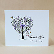 Thank You Card - Tree Of Heart - Set Of 50