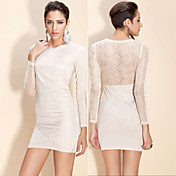 ts diseño de encaje en el vestido nuevo bodycon