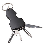 multifunzione 4-in-1 kit portachiavi con coltelli e cacciaviti