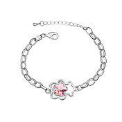 Austrian Crystal With Real Platinum Plated Anti-Allergy Ladies Bracelet Phi Bear (More Colors)