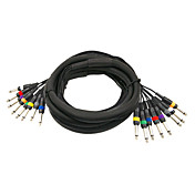 DT Multi-channel Control Cables DMB01 with 2*(8*1/4" Mono) Plug in 3 meter