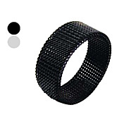 Titanio de acero de 8 mm Netty transmutable Anillo