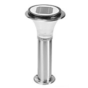 Solar Powered LED Lawn Lights with 14 LEDs Stainless Steel