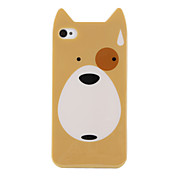 Carcasa Dura de Oso para el iPhone 4 y 4S - Amarilla