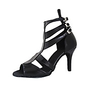 Customized Women's Real Leather T-Strap Latin / Ballroom Dance Performance Shoes (More Colors)