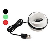 Colorful Sync and Charge Cradle Docking Station for iPhone 4 4S (Assorted Colors)