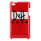 Custodia rigida Duff per iPod Touch 4 - Rosso
