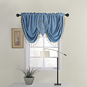 blått ascot Valance