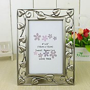 Heart Style Silver Alloy Photo Frame