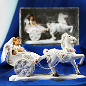 Wagen Bride & Groom Wedding Cake Topper