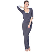 Modal Skin-Friendly Soft Slim Half Sleeve Yoga Suit (Gray)