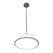 Snow White Acrylic Pendant Lights in Round