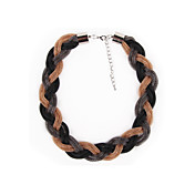 Gorgeous Alloy Round Knitted Ladies' Necklace (More Colors)