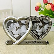 Embracing Hearts Alloy Photo Frame - Our Wedding