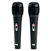 Pair of Karaoke USB Microphones for Wii, PS3, Xbox 360 and PC (Retail Box, Black)