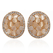 Banhados a ouro 18k brincos de moda exclusivas de ônix