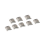 10 Pieces USB Female 4 Pin Type-A DIP Socket Connector DIY