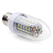 e27 66-3528 SMD 3-3.5W 150-200lm 6000-6500k lâmpada vela branco natural levou (220-240v)