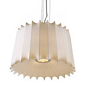 Comtemporary 3 - Light Pendant Lights with Fibre Shade White