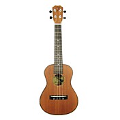 tom - (tom231) mahonie concert ukelele met gig bag / picks