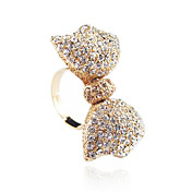 Marvelous 18K forgyldt Crystal Fashion Ring (Flere farver)
