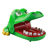 Funny Crocodile Mouth Bite Finger Game Toy (Green, Large Size)