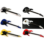 Derulo - (V7 Pro) Erle E-Gitarre mit Tasche / Gurt / Picks / Kabel / Whammy Bar / Capo / Stimmpfeife / Adapter