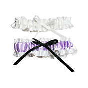 2-pièces Polyester / Satin Avec jarretelles de mariage bowknot