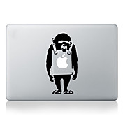 padrão de macaco proteger adesivo de pele para 11 "13" 15 "macbook pro ar