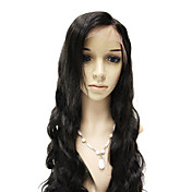 Merletto anteriore 100% Brasile parrucca capelli Remy corpo onda lunga