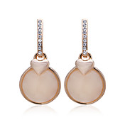 Gorgeous 18K Gold Plated Onyx Fashion Earrings