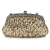 Cetim fabuloso com lantejoulas e cristais Evening Bolsa / embreagens (mais cores)