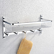 Moderne Messing Sæbe Basket Chrome Finish