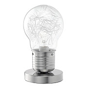40W Comtemporary Table Light with 1 Light in Glass Shade Bulb Design
