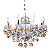 Candle Udvalgte 8 - Light Lysekroner med Crystal Drops