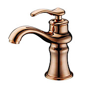 Antique  Single Handle Bathroom Sink Faucet(Oil-Rubbed Brass Finish)