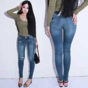 mager super denim potlood broek