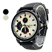 Unisex  Rubber Analog Quartz Wrist Watch (Assorted Colors)