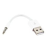los datos de sexo masculino a las micro USB macho de 5 pines cable de carga para mezclar 4 (blanco)