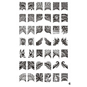 Nail Art 42 Pattern Stamp Stamping Plate Imagen del lazo
